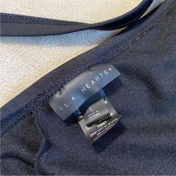 LA Hearts Strappy Floral Bikini‎ Top - Picture 6 of 11